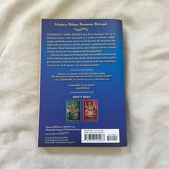 The Inheritance Games Jennifer Lynn Barnes - Picture 15 of 16